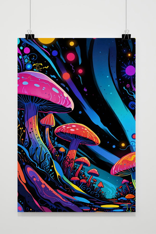 Póster Seta Psicodélica