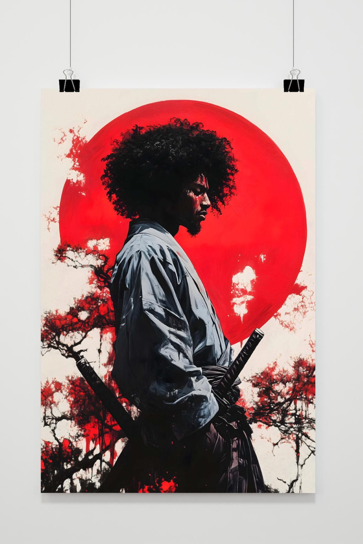 Affiche Afro Samurai de 25 Artstreet
