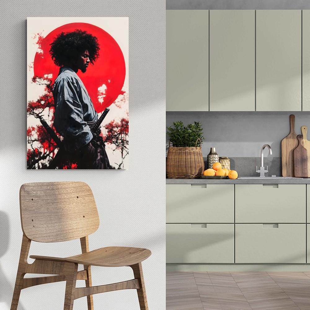 Afro Samurai dans un intérieur