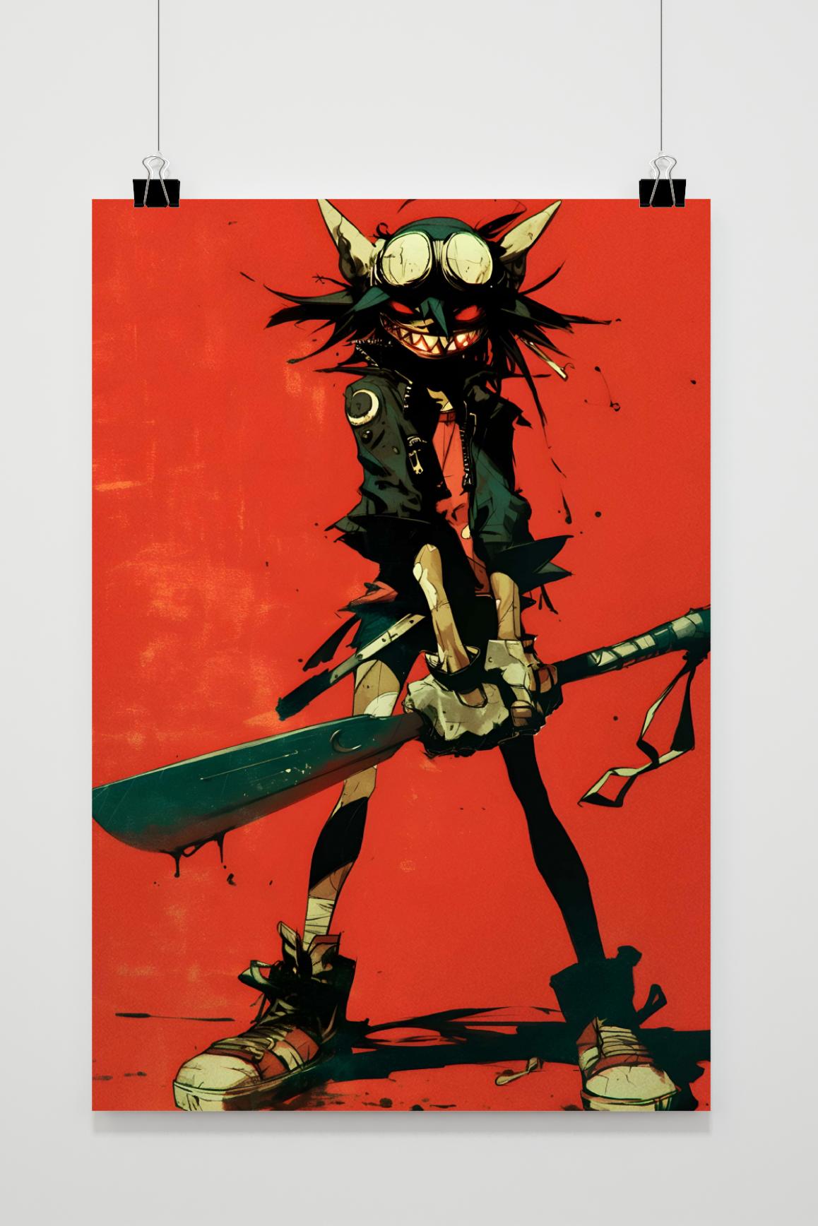 Affiche Monstre Fille de 25 Artstreet