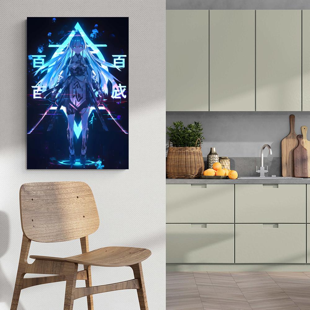 Cyber Anime dans un intérieur