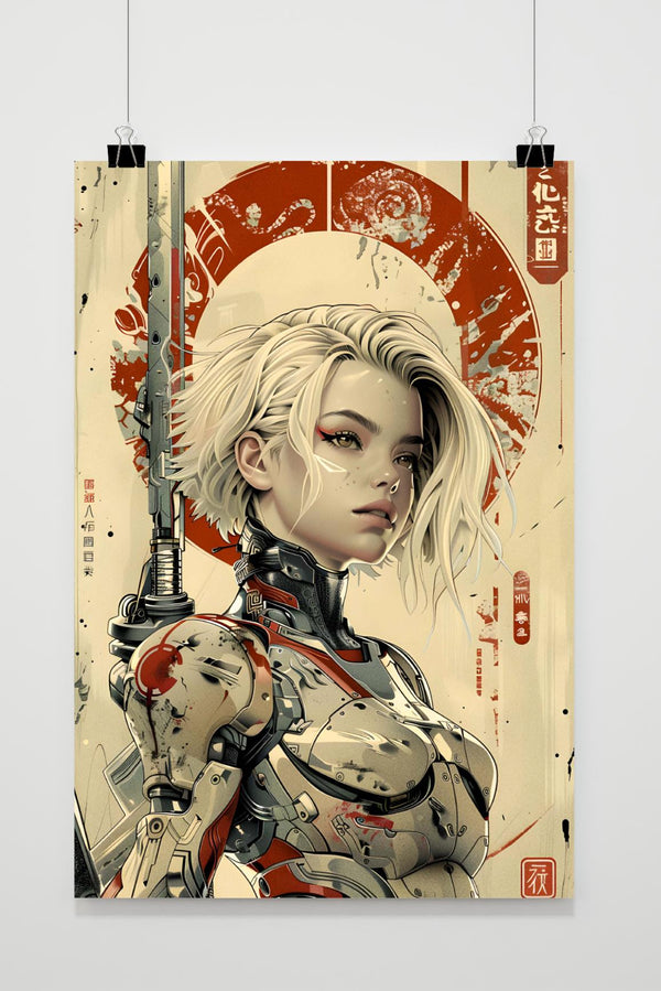 Affiche Cyborg Femme