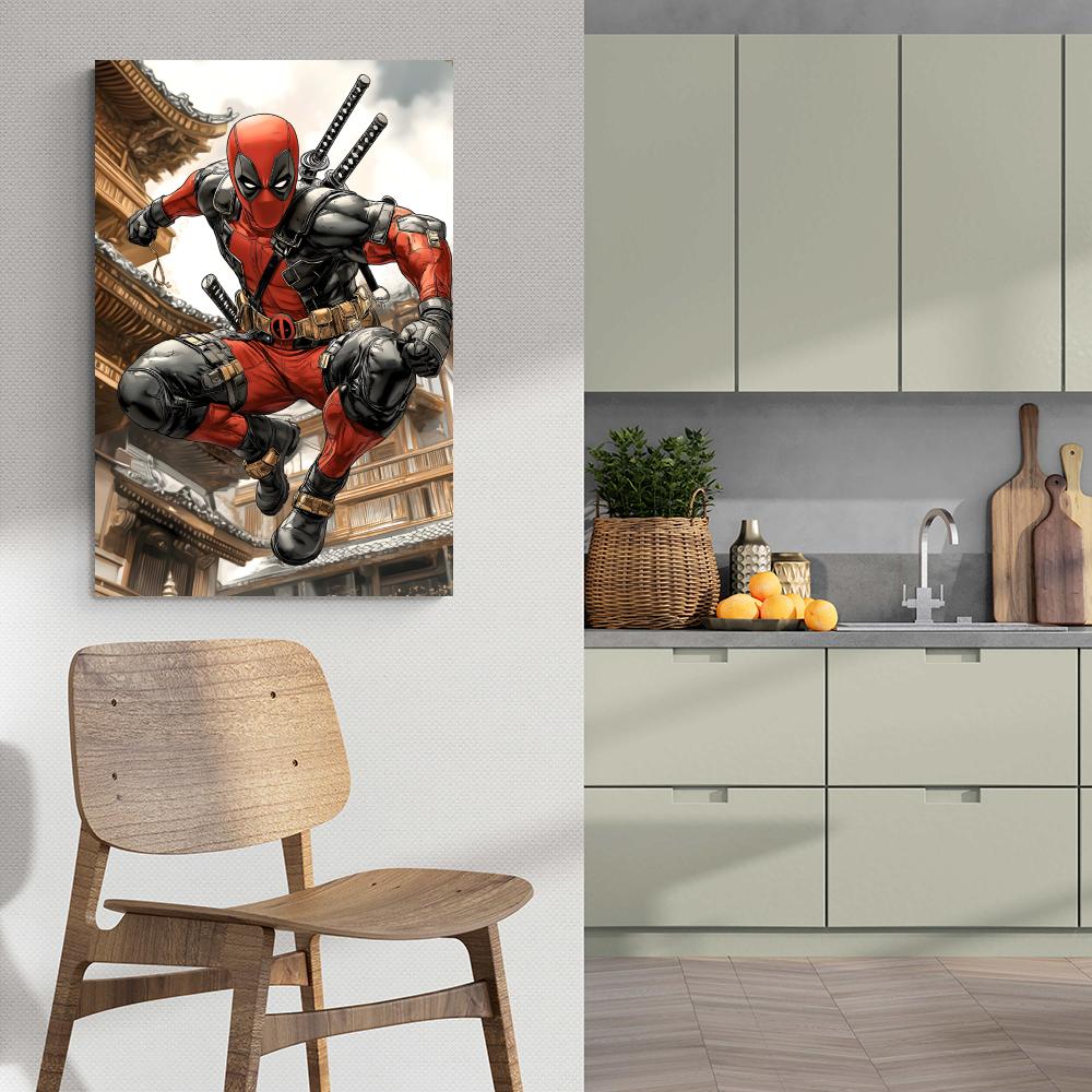 Deadpool dans un intérieur