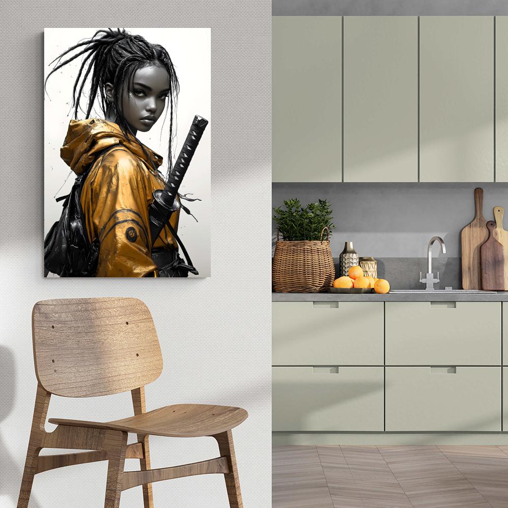 Guerrier Dreadlocks dans un intérieur