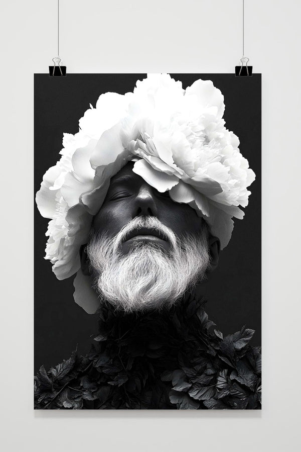 Póster Flores Pelo Barba