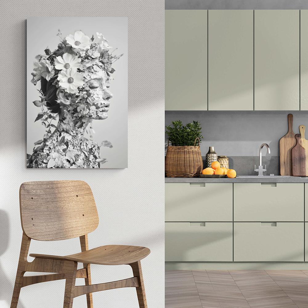 Fleur Fille dans un intérieur