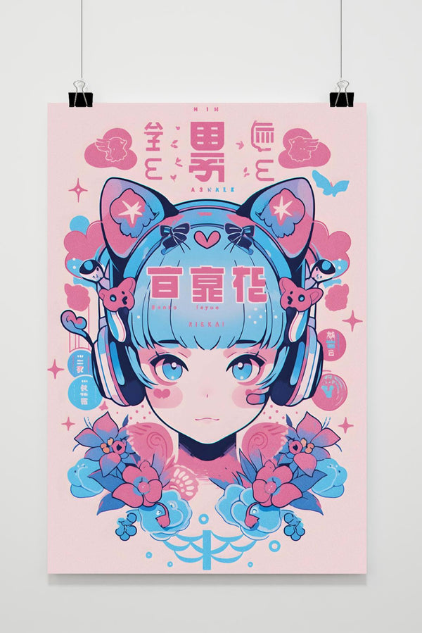 Póster Chica Anime