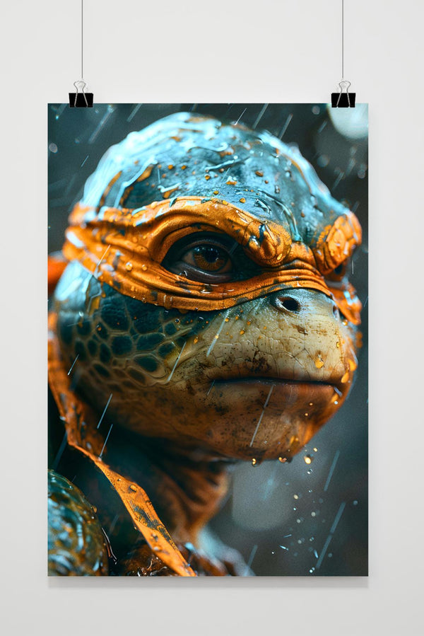 Michelangelo Ninja Turtle Poster