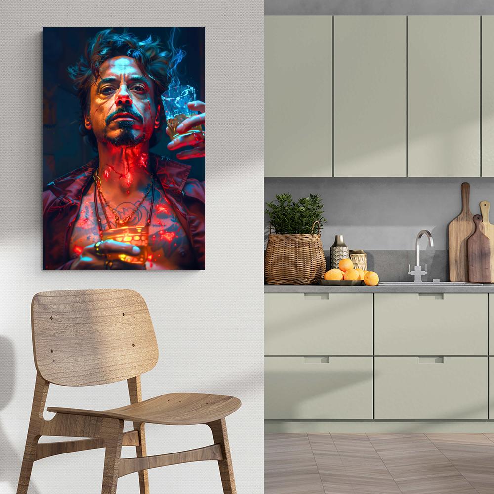 Robert Downey Jr. dans un intérieur