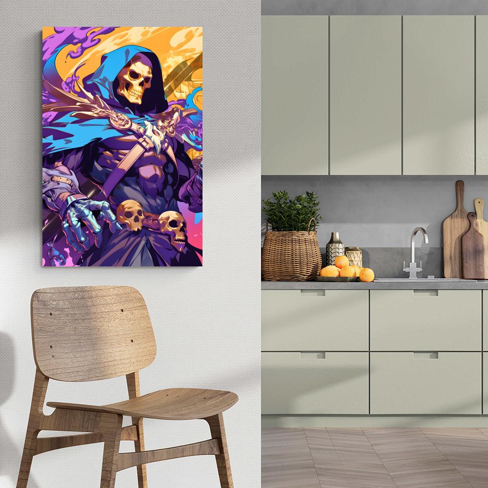 Skeletor dans un intérieur