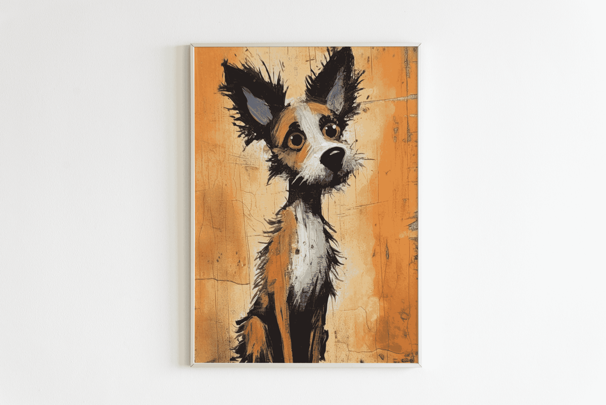 Póster de Perro en un interior