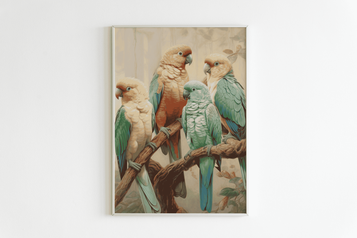 Loro en un interior