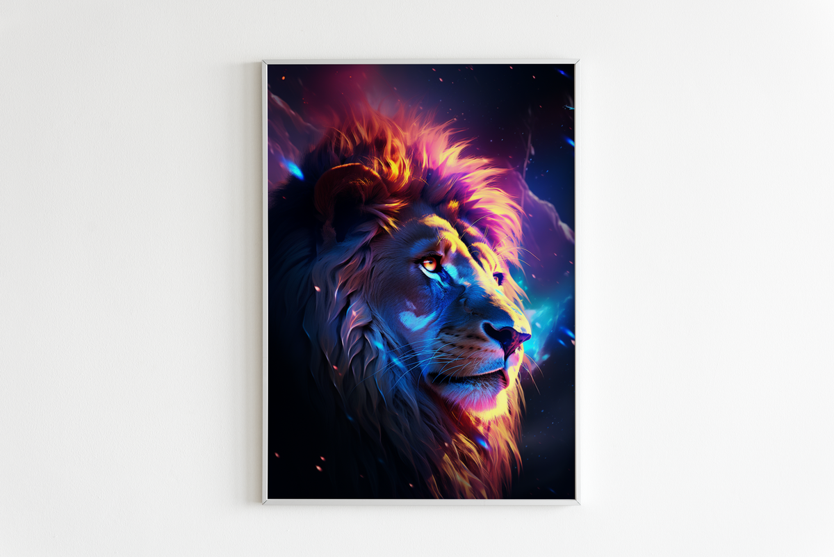León Neón en un interior