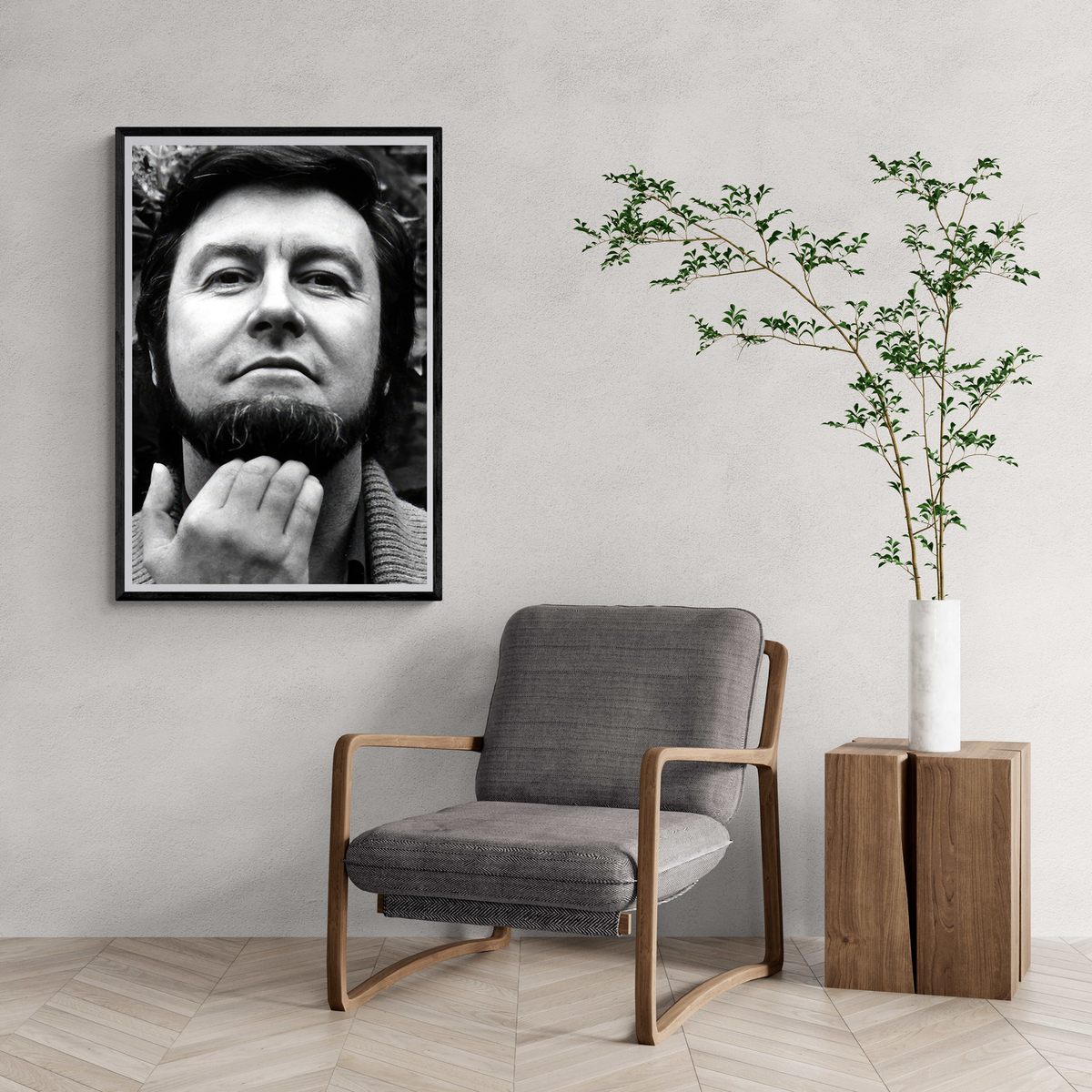 Jacques Mesrine en un interior