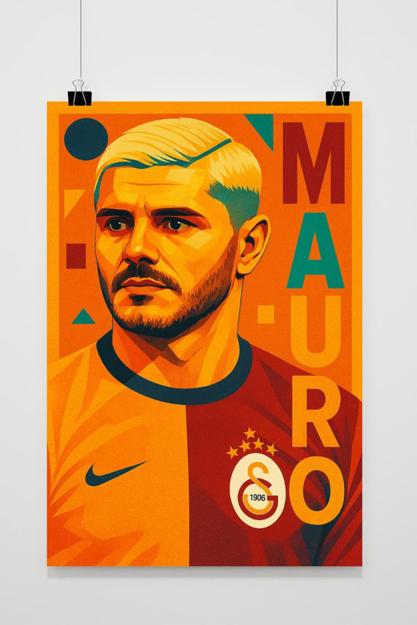 Mauro Icardi Abstract poster