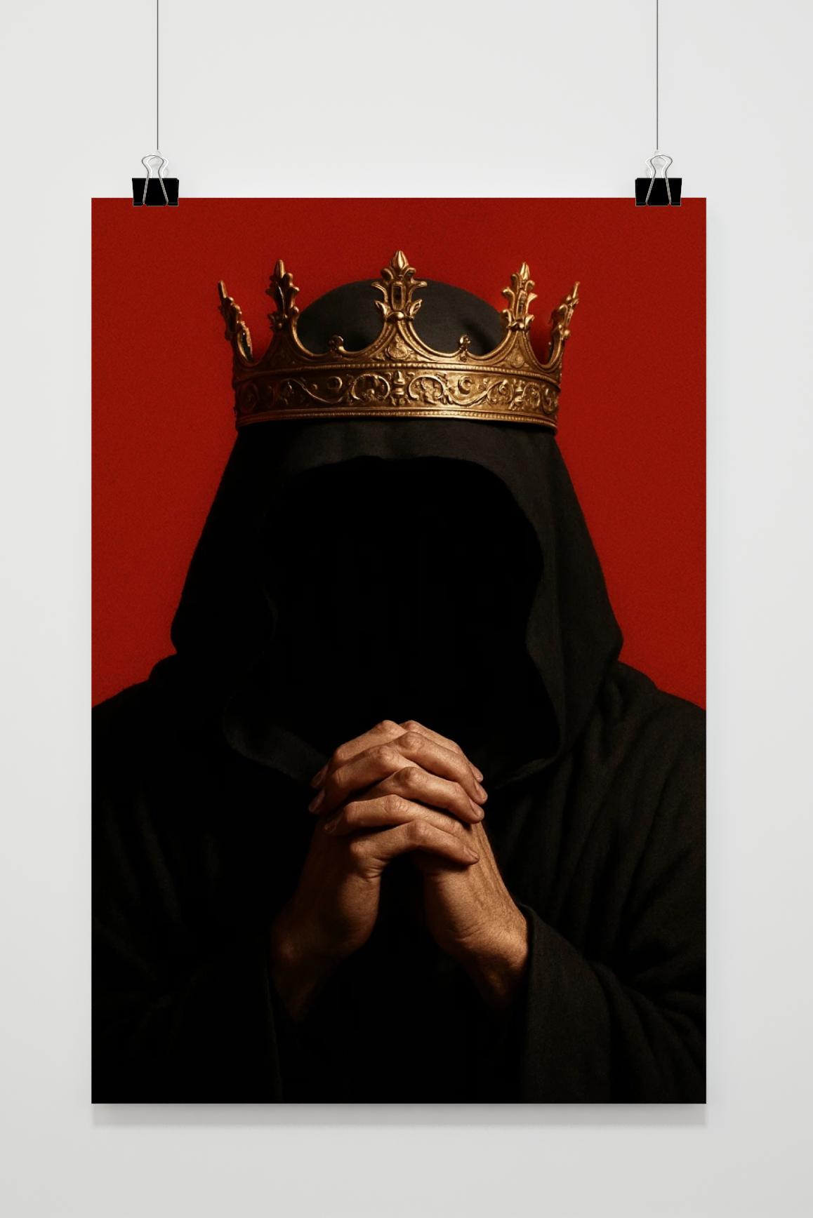 Crown Hood Symbolism Mystery poster by 25 Artstreet