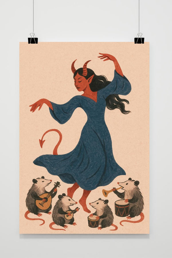 Demon Opossum Party poster