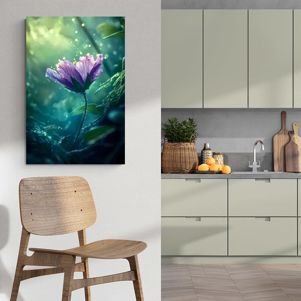 Fleur Violette dans un intérieur