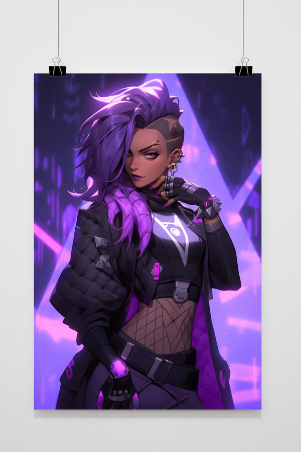 Overwatch Sombra poster