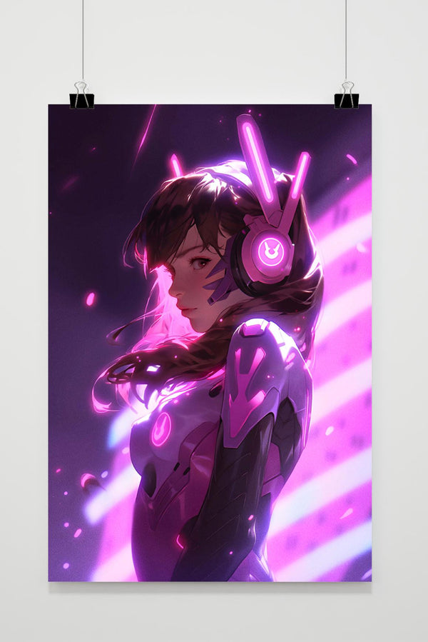 Overwatch DVa poster