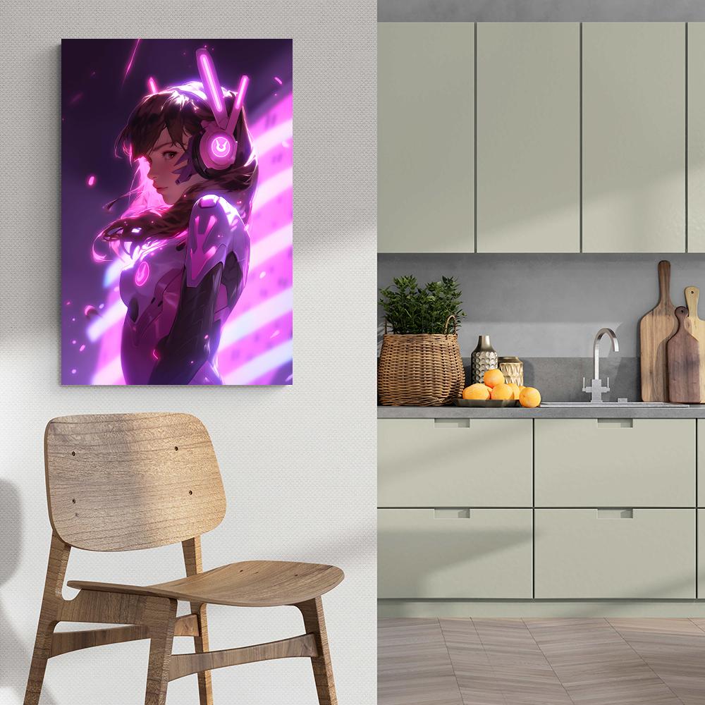 Overwatch DVa dans un intérieur