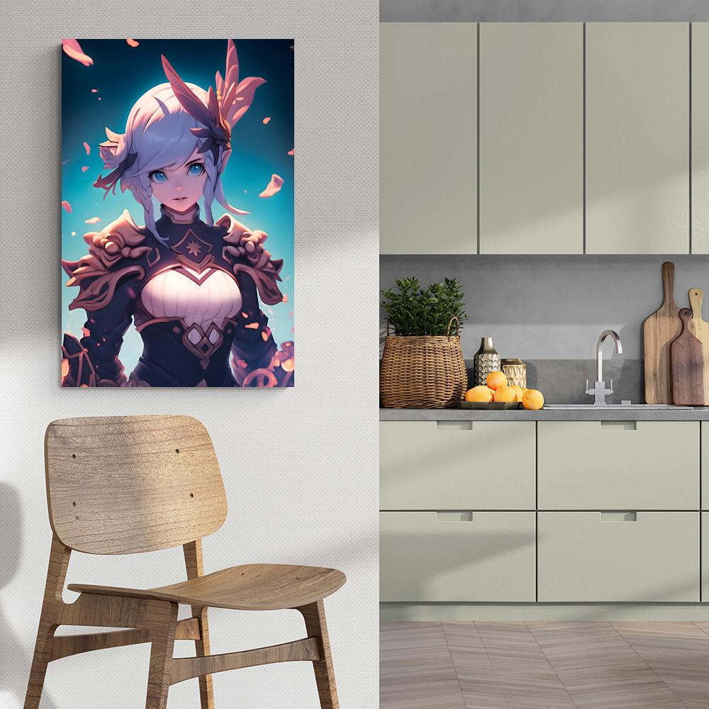 Guerrier Anime dans un intérieur