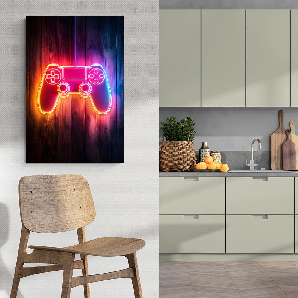 Game Controller en un interior