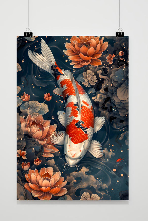 Koi Lotus poster