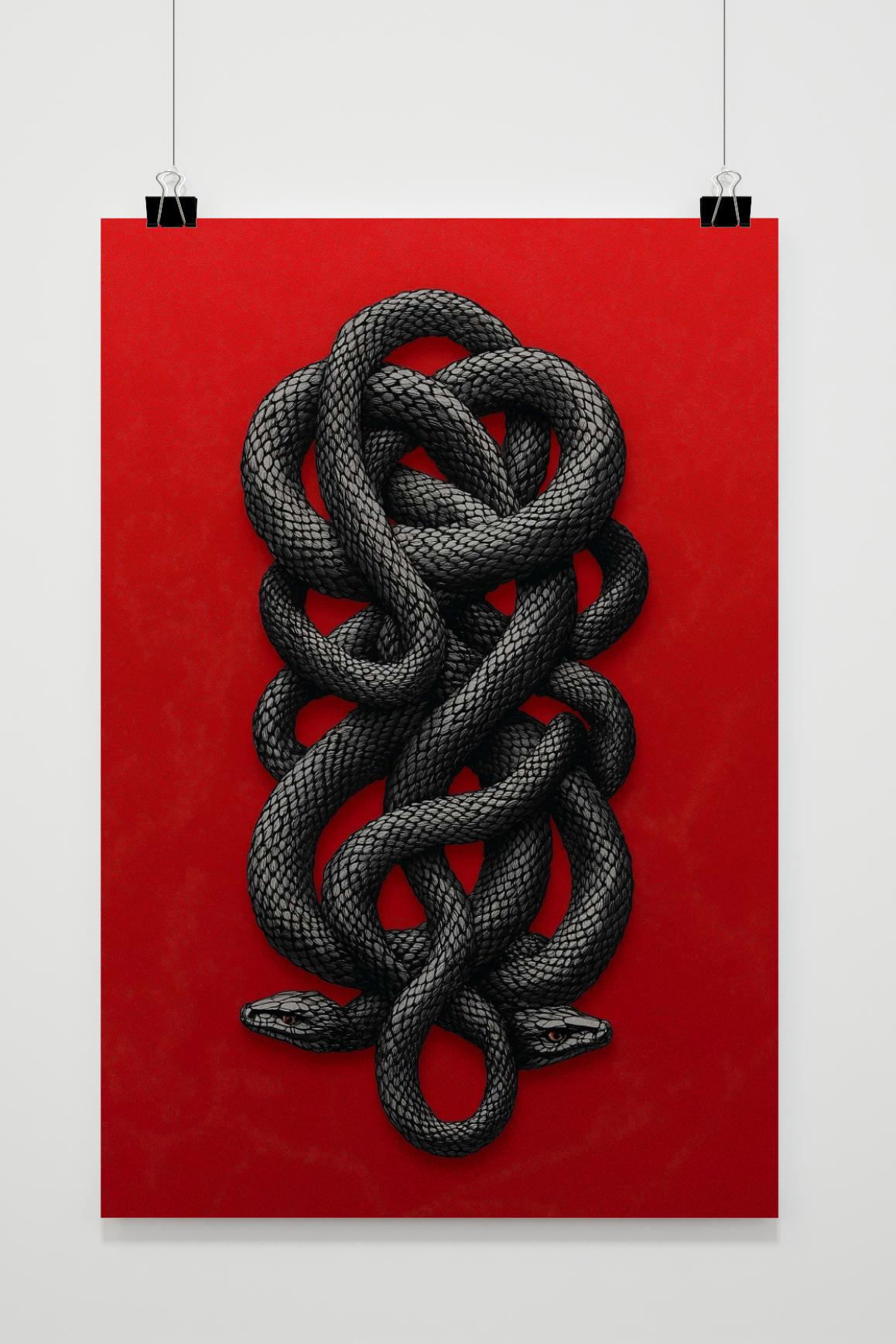 Affiche Serpents de 25 Artstreet