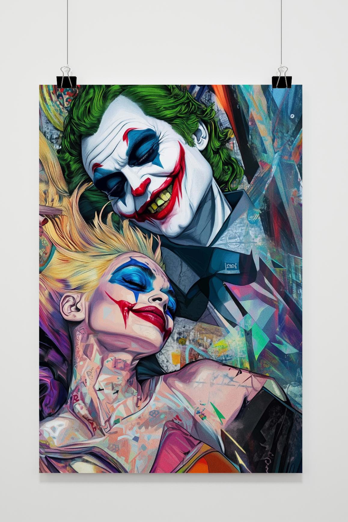 Affiche Joker Harley Quinn de 25 Artstreet