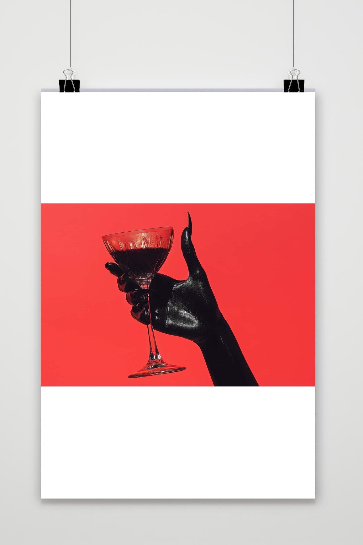 Affiche Main cocktail de 25 Artstreet