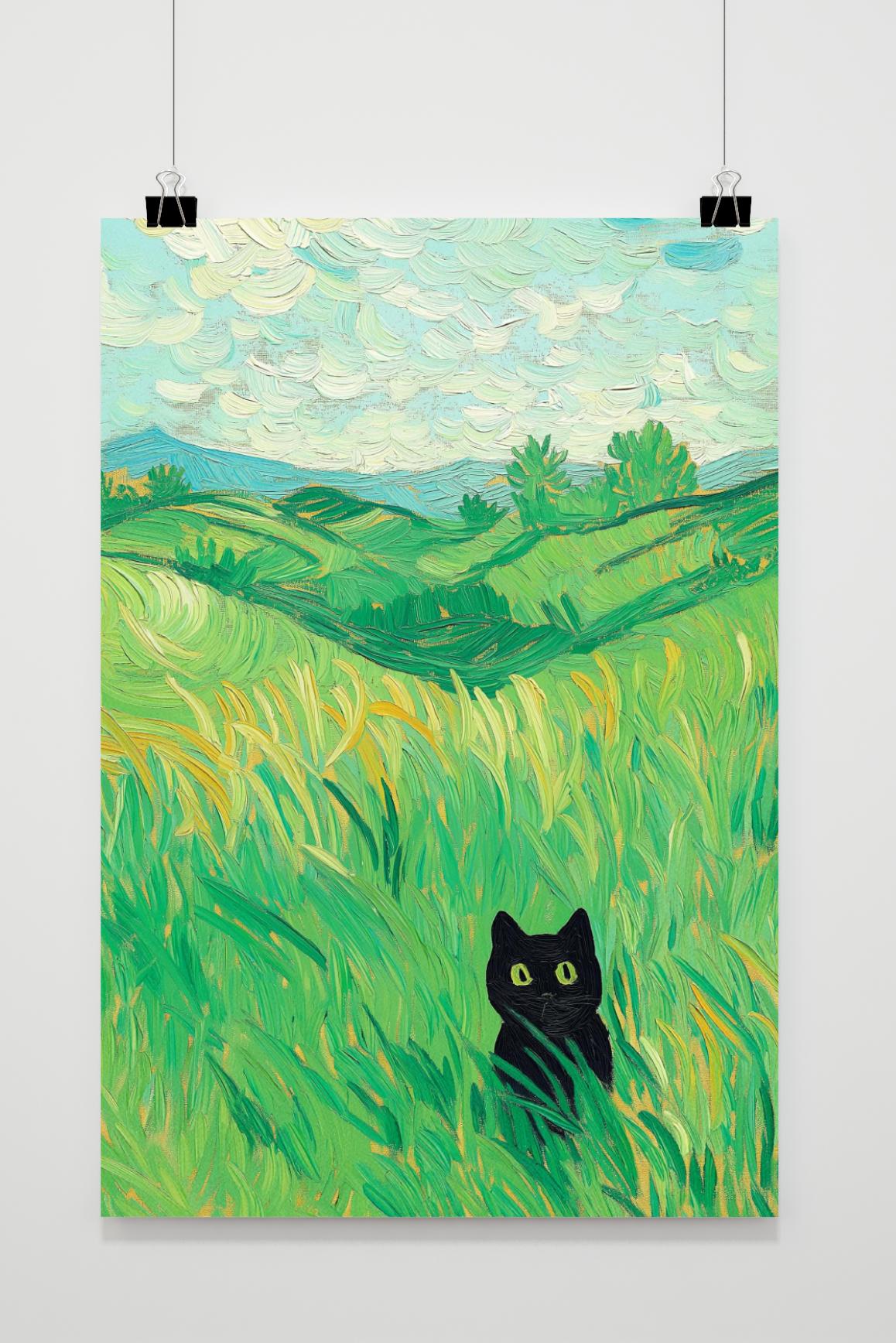 Affiche Chat nature de 25 Artstreet