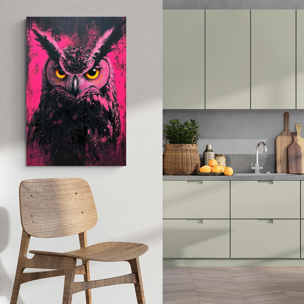 Hibou dans un intérieur