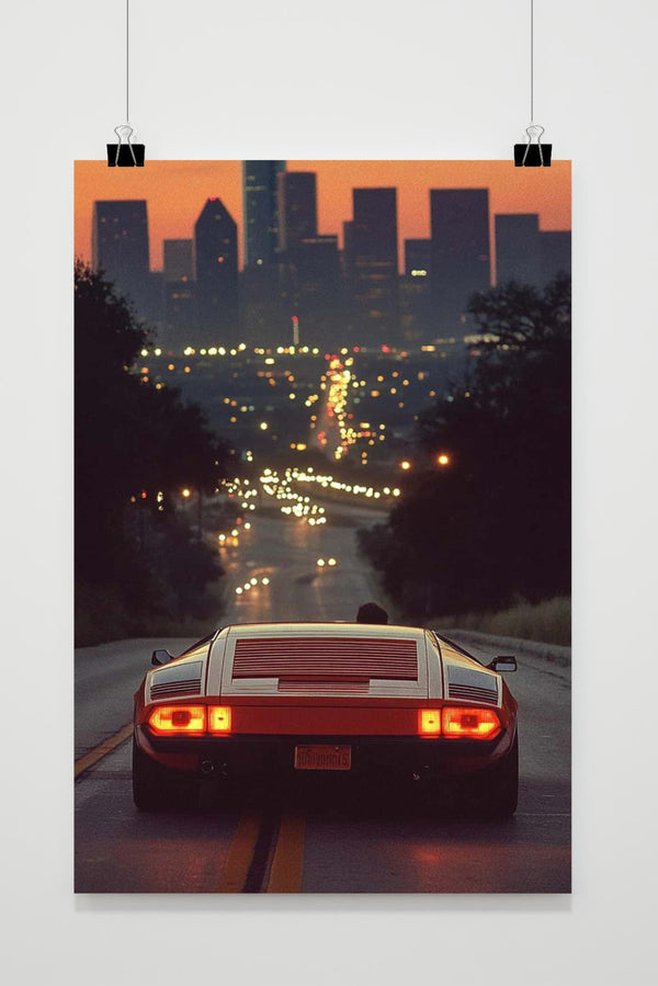 Lamborghini Countach poster