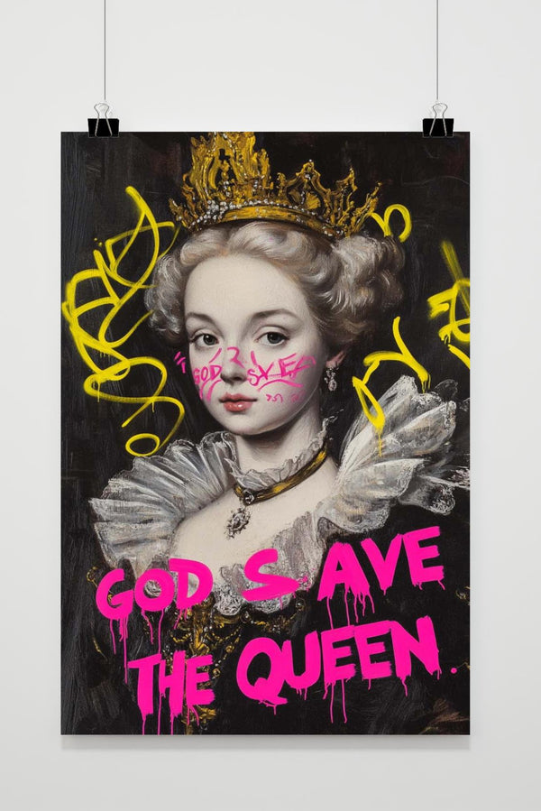 Affiche God Save the Queen