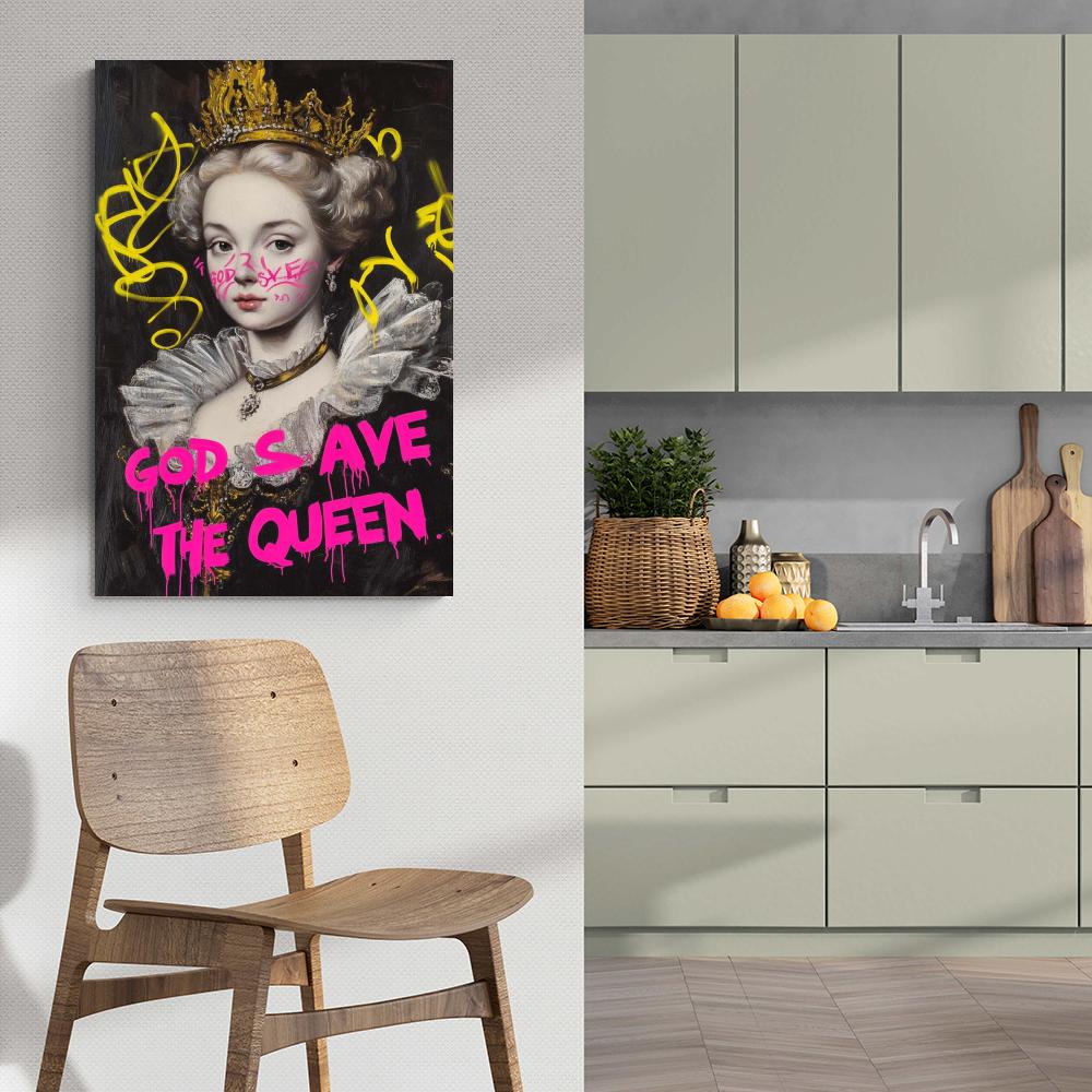 God Save the Queen dans un intérieur