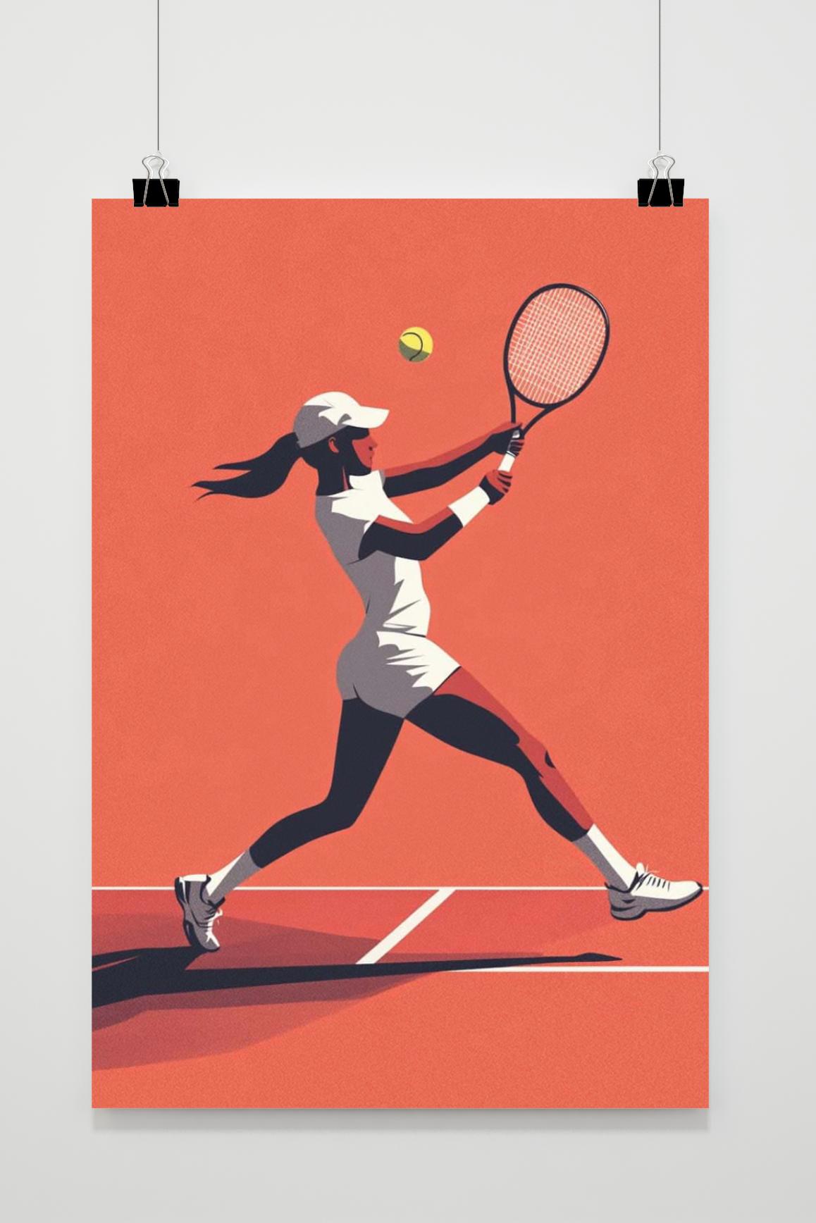 Affiche Tennis de 25 Artstreet
