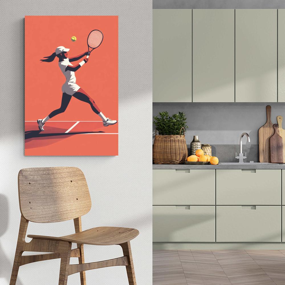 Tennis dans un intérieur