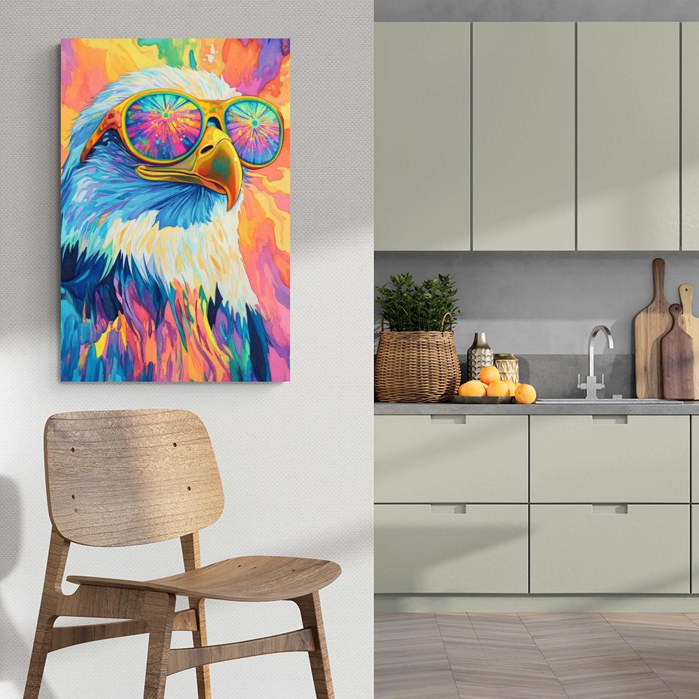 Oiseau Cool dans un intérieur