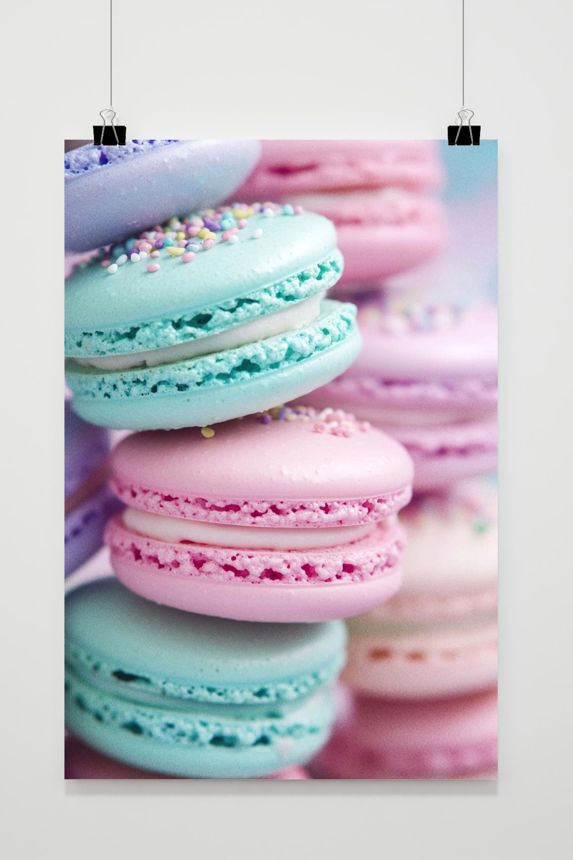 Póster Macarons Pastel de 25 Artstreet