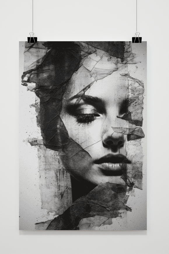Póster Mujer Abstracta de 25 Artstreet