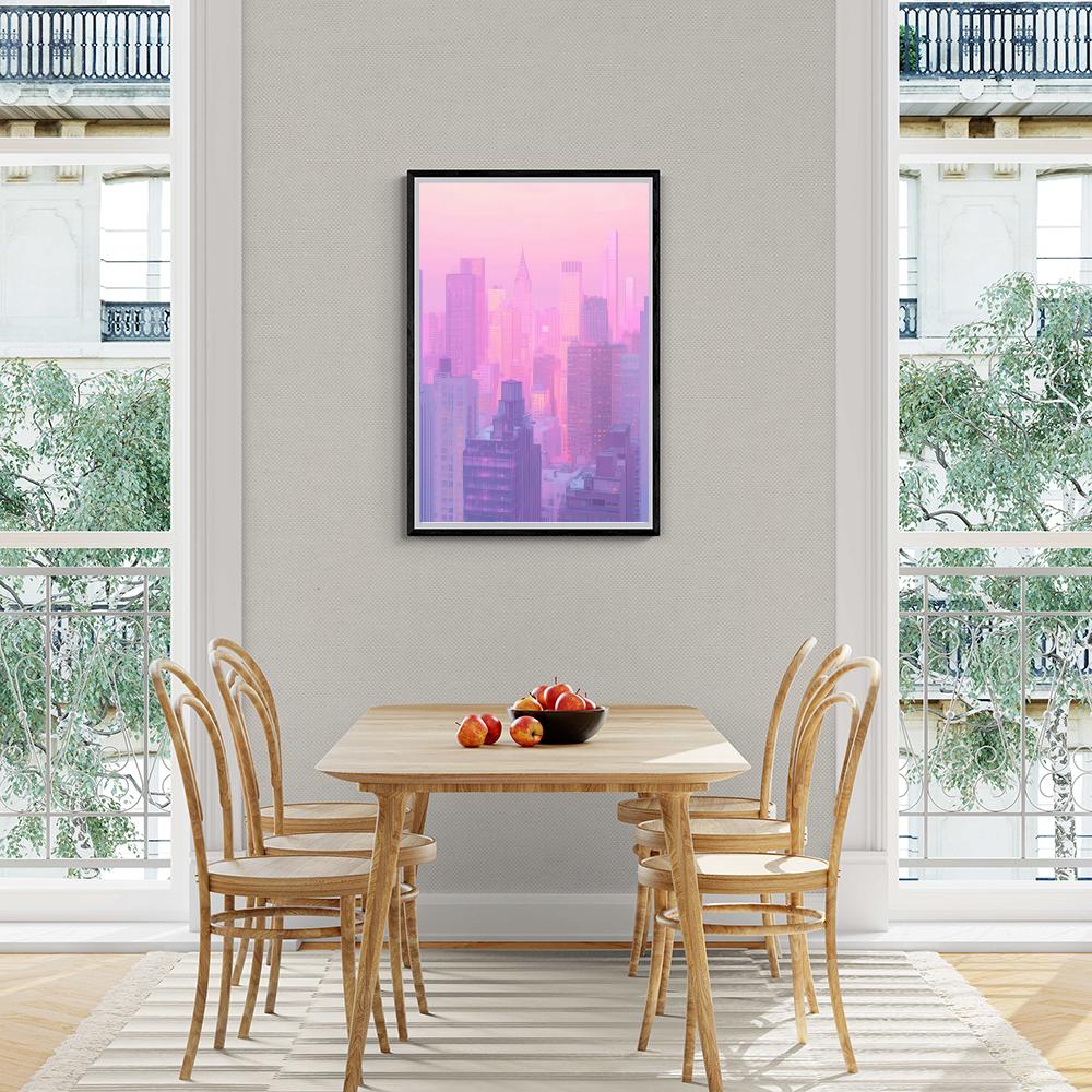 Cityscape Pastel