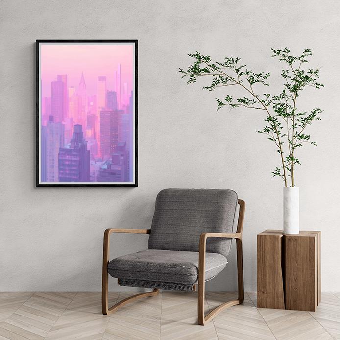 Cityscape Pastel