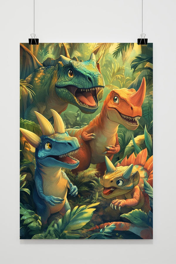 Póster Dinosaurios