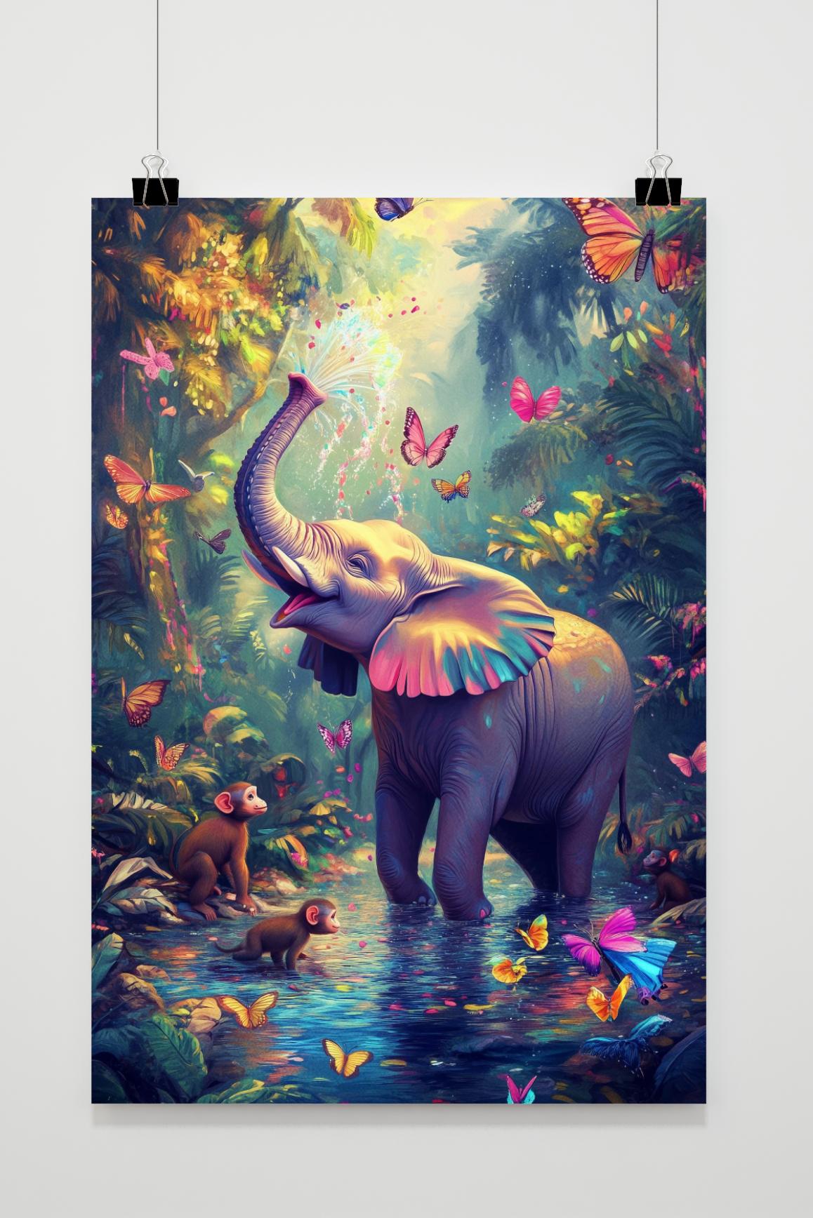 Affiche Éléphant Nature de 25 Artstreet
