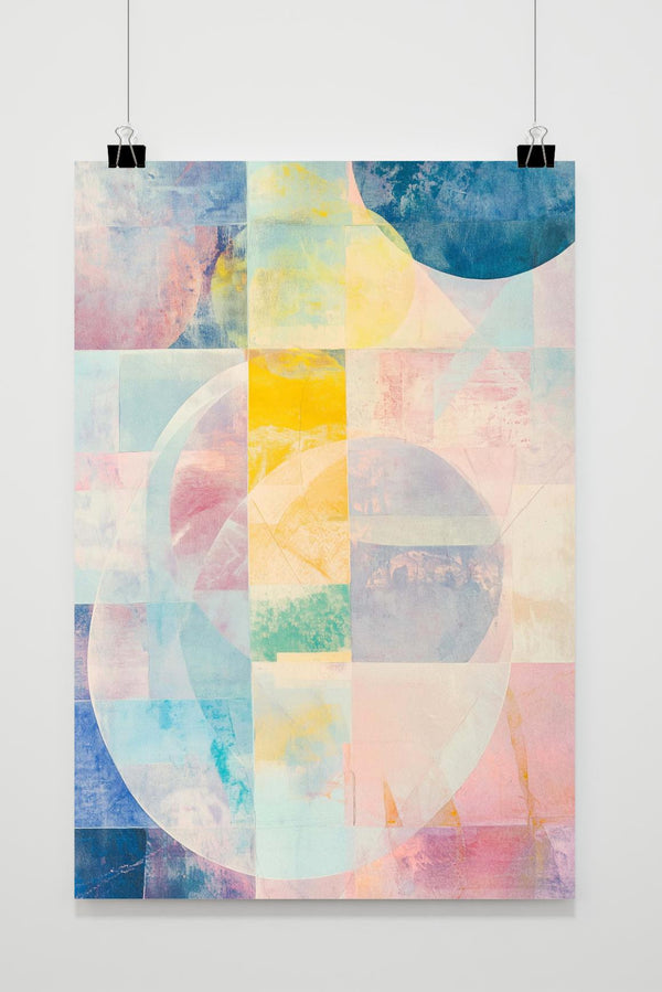 Abstract Vormen poster