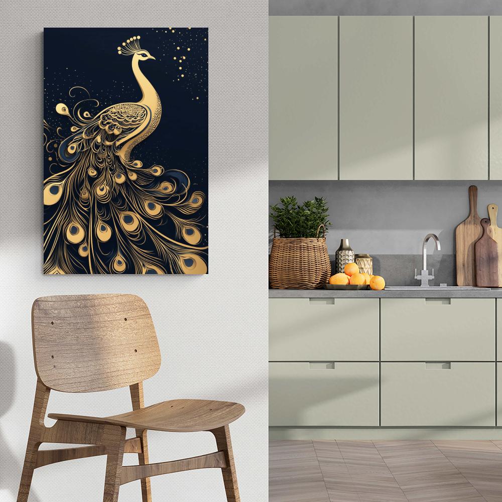 Paon Doré dans un intérieur
