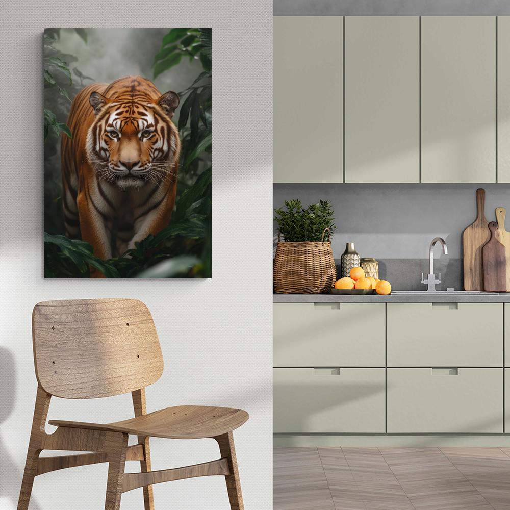Tigre dans un intérieur