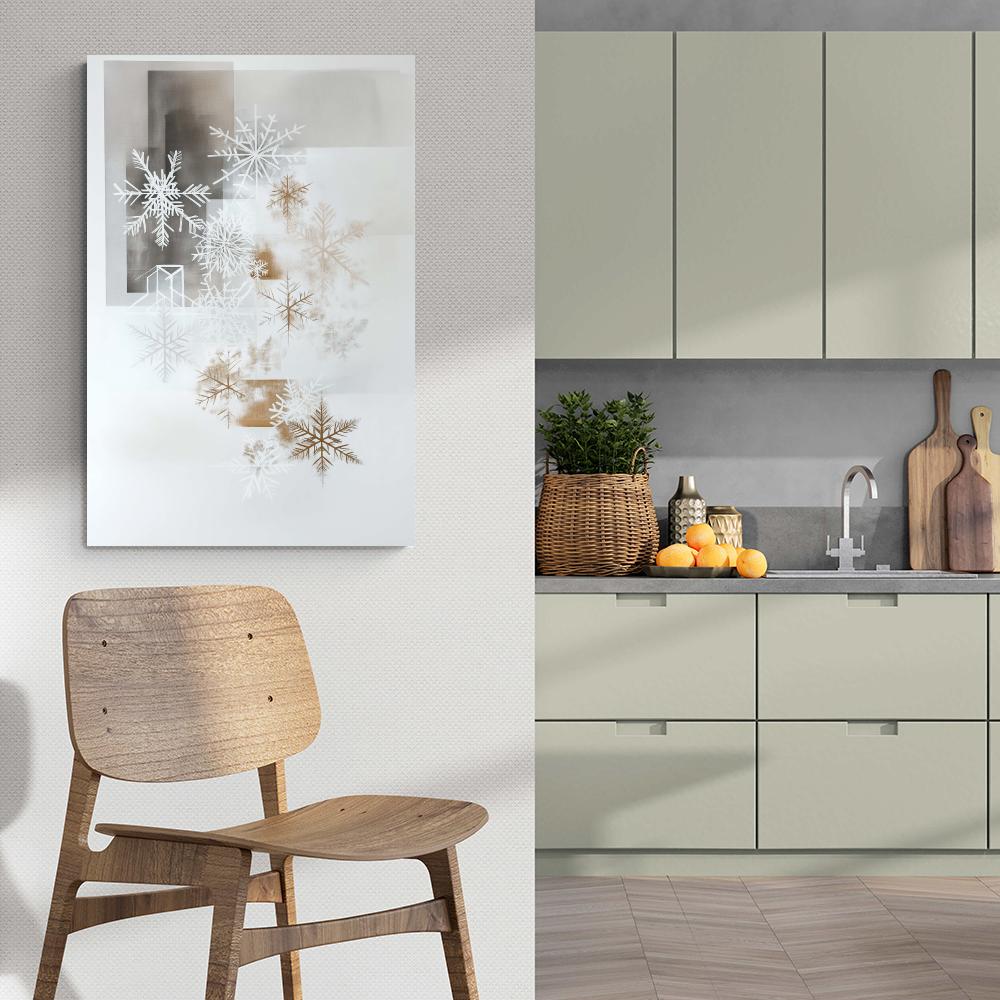 Art de Noël Minimaliste dans un intérieur