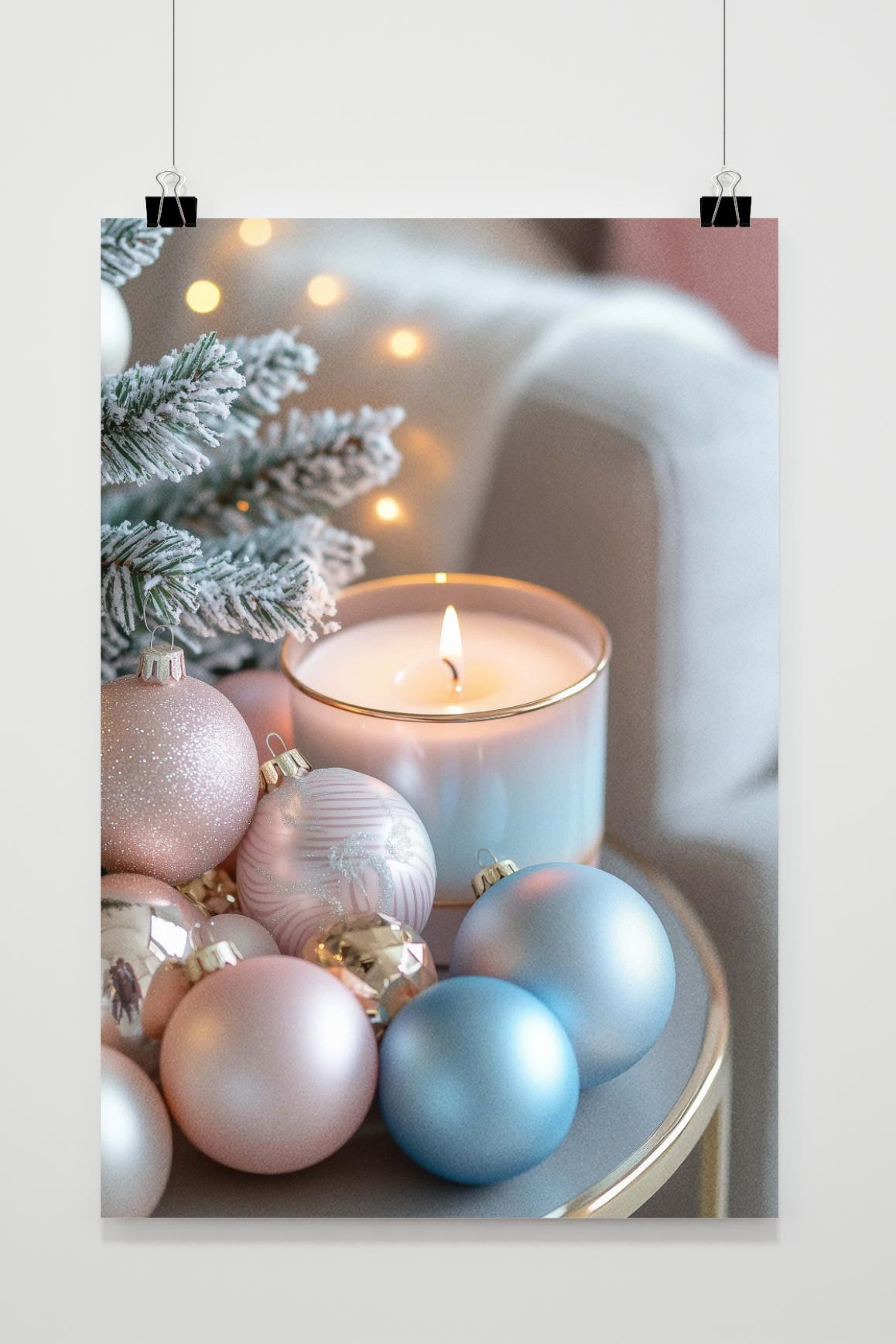Affiche Ornement de Noël de 25 Artstreet